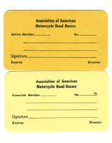 07-1963-64 ACTIVE & ASSOCIATE AAMRR MEMBER  CARDS.jpg (49396 bytes)